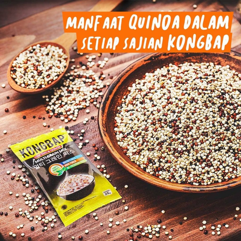 nasi quinoa kongbap